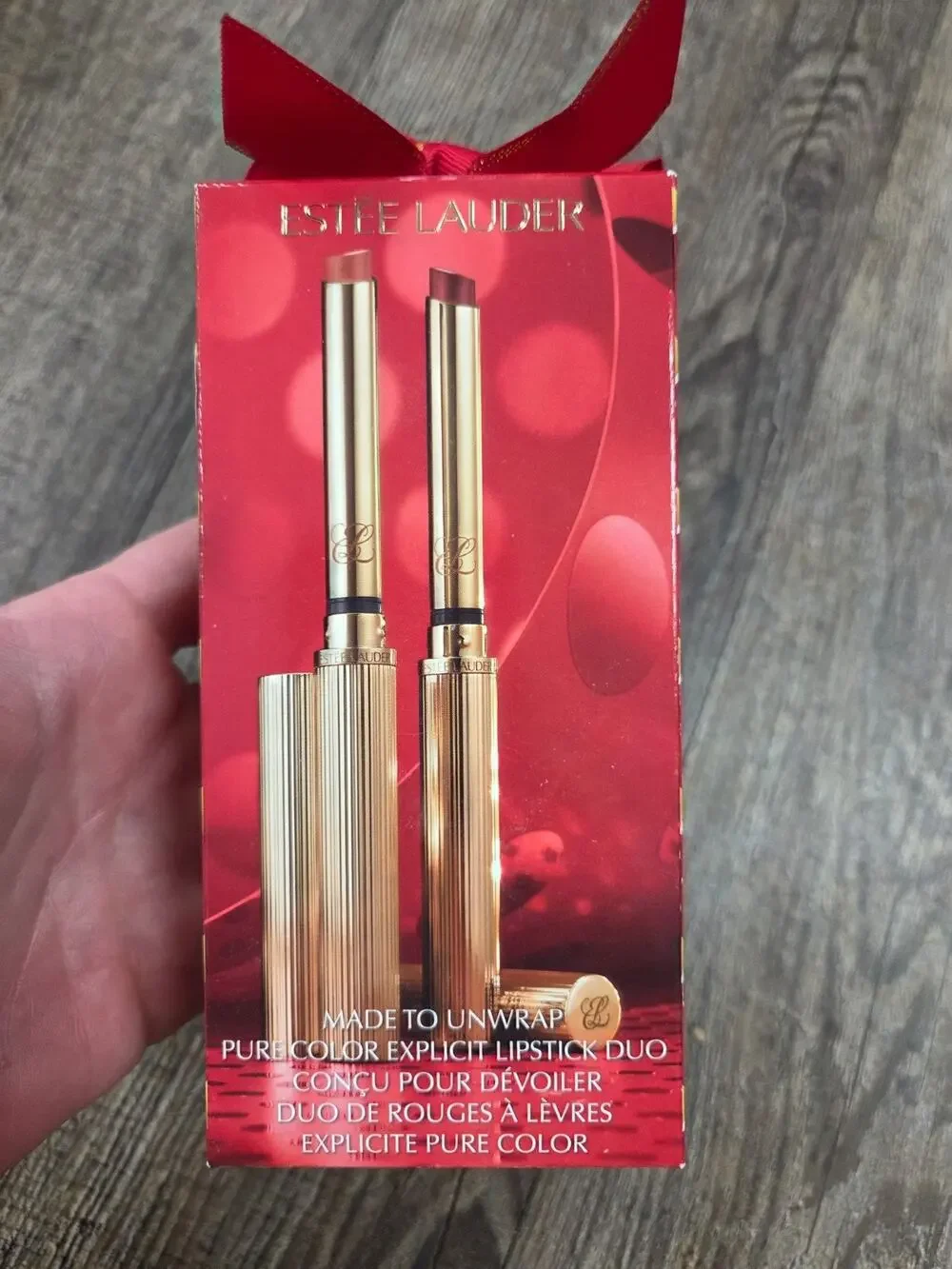 Estée Lauder Pure Color Explicit Lipstick Duo NEW IN BOX